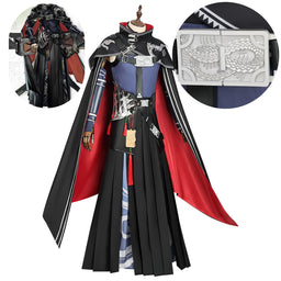 Monenjoy コスプレ衣装　 アークナイツ 星6　ズオ・ラウ　実物化　ケープ　耳飾り　3d樹脂アクセサリー コスプレ衣装イベント　　仮装　ハロウィン - Monenjoy