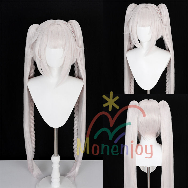 Monenjoy　崩壊スターレイル　  火花　ウィッグ　コスプレ　100cm　カツラ　鬘　アクセサリー　イベント　耐熱グラデーション