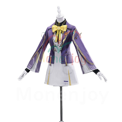 Monenjoy　鳴潮 エイメス コスプレ衣装　学生服　ユニフォーム　高校生制服　紫色 Monenjoy