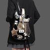 Monenjoy　痛バッグ　 ギター ショルダーバッグ アニメ　地雷系　パンク　渋谷　原宿ファション　コスプレ　2次元　萌えグッズ　バックパック/リュック 可愛い　デザイン　装備品　アクセサリー - Monenjoy