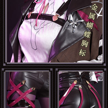 Monenjoy　崩壊スターレイル　カフカ　コスプレ衣装　イベント　仮装　人工革生地　豪華アクセサリー　GS1223