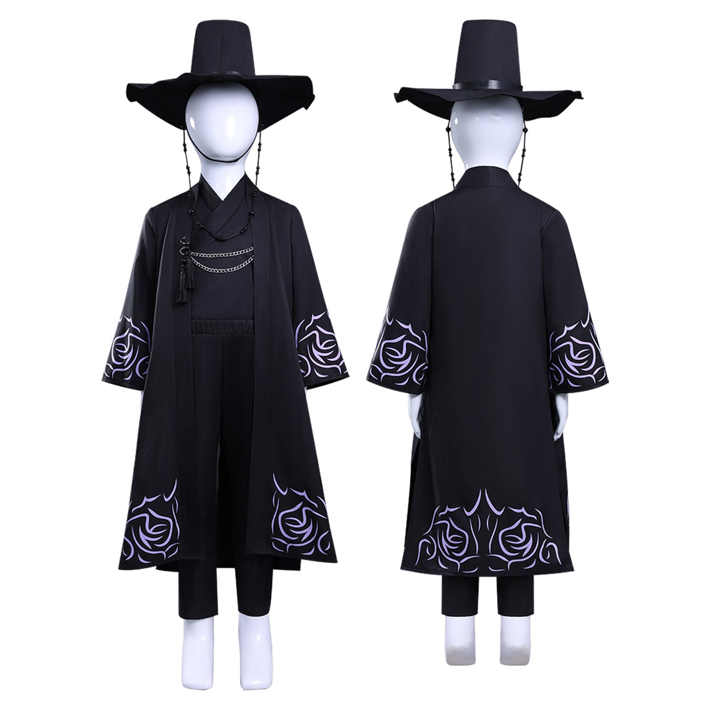 Monenjoy ภาพยนตร์แอนิเมชันเรื่อง "KPOP Girls! Demon Hunters Saja Boys" ชุดคอสเพลย์สีดำอีเวนต์ 