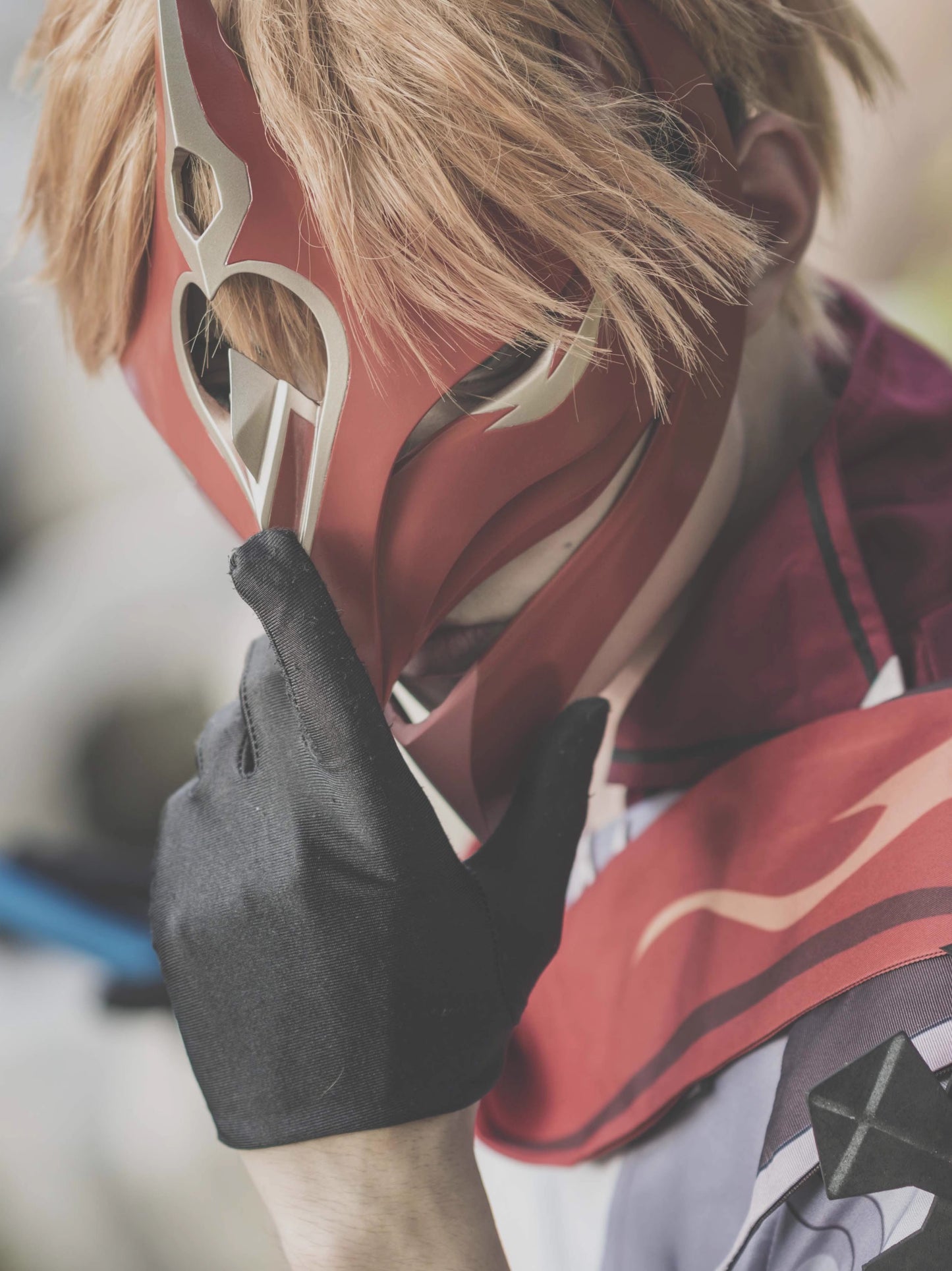 ［受注製品］Monenjoy 原神　タルタリヤ　マスク　コスプレ道具 - Monenjoy