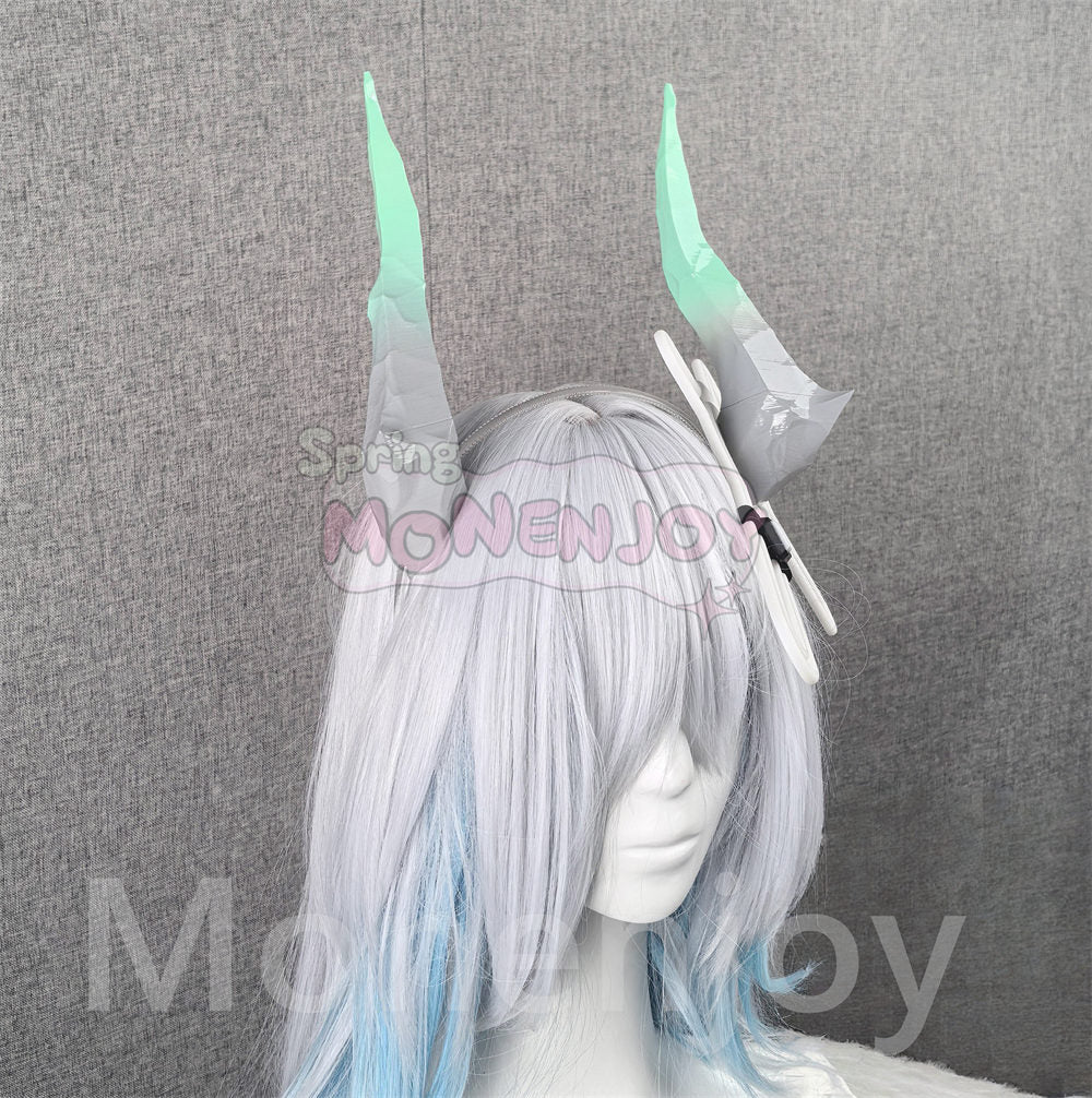 Monenjoy　エンドフィールド　ザイヒ　ヘアアクセサリー　ヘアバンド　コスプレ道具　角　アークナイツ　イベント舞台対応　PLA材質 MONENJOY
