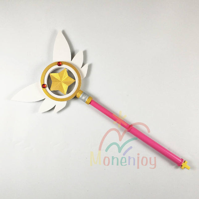 Monenjoy Fate/kaleid liner プリズマ☆イリヤ イリヤ コスプレ道具 美遊・エーデルフェルト 法杖 PVC材質 魔法少女・カレイドサファイア 武器モデル