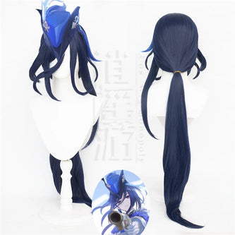 Monenjoy 原神（げんしん）　ロリンデ　100cm　ウィッグ　自然　ウィッグ　ショート　ういっぐ フルウィッグ　自然 つけ毛　 ふんわり カール　ライブ　フルウィッグ　お洒落 ファッション かつら - Monenjoy