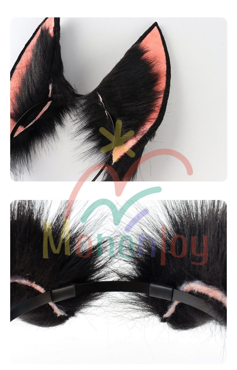Monenjoy 原神 ティナリ ふわふわ　耳飾り＋尻尾　可愛い　萌えグッズ　猫耳 きつね耳　コスプレ道具　アクセサリー　 - Monenjoy