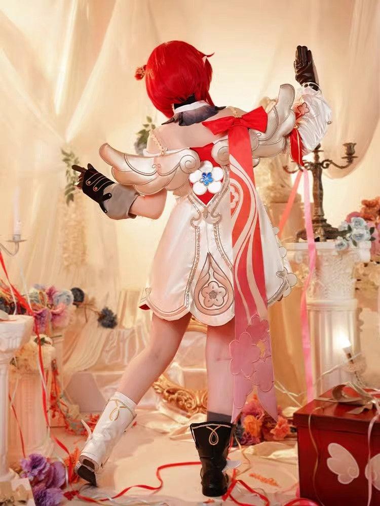 Monenjoy 崩壊スターレイル　トリビー 運命の三つ子　トリスビアス Tribios　翼付　コスプレ衣装　豪華生地　シューズカバー付＋Tribiosの3個セット髪飾り贈り - Monenjoy