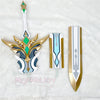 Monenjoy 原神 ファルカ 両手剣 西風騎士団の大団長 空月の歌  ナド・クライ 武器モデル　コスプレ道具　120cmと115cm　