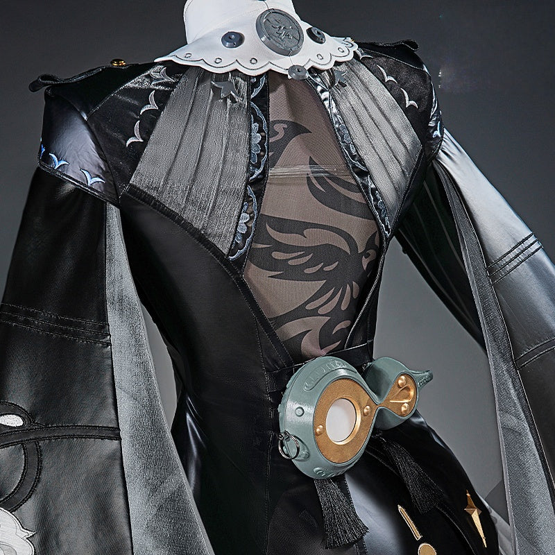 Monenjoy　ゼンレスゾーンゼロ　 イーシェン コスプレ衣装　儀玄　墨まとう影の足跡 　新衣装　黒色　ゼンゼロ　雲霞の行き着く処 ZZZ　YiXuan　コスプレ衣装　イベント　仮装　ハロウィン