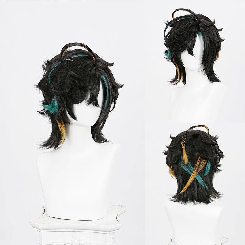 Monenjoy 原神 キィニチ ウィッグ　カツラ　コスプレ道具　イベント　 - Monenjoy