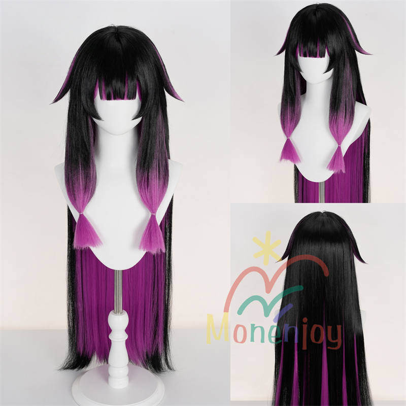 Monenjoy 原神 コロンビーナ　ウィッグ　長100cm　少女　月の少女　カツラ　アクセサリー　鬘　