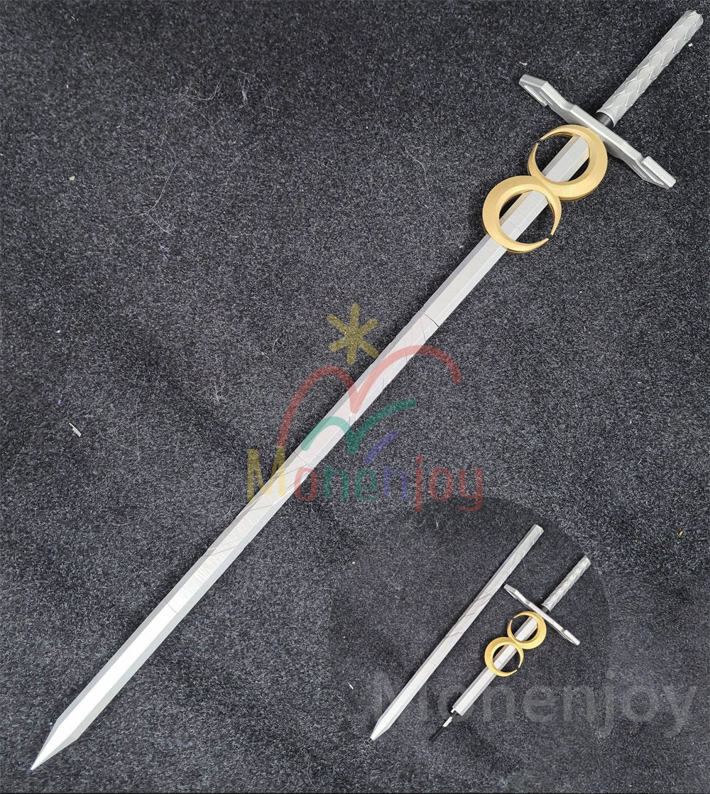 Monenjoy　アークナイツ音律聯覚2026　渡星客　I Witnessed　120cm　PLA材質コスプレ道具　片手剣　武器レプリカ　イベント舞台対応 Monenjoy