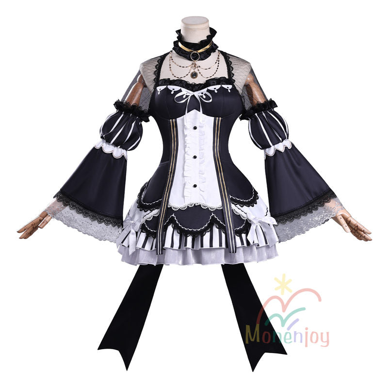 Monenjoy　魔法少女ノ魔女裁判　佐伯ミリア　コスプレ衣装　囚人番号663　ウィッグ追加可能　コスチューム