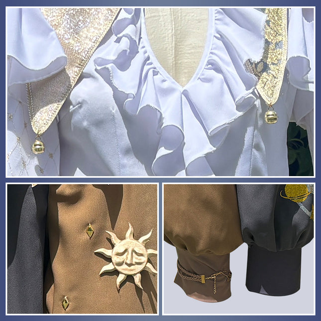 Monenjoy アイデンティティ5 泣きピエロ コスプレ 燃え尽きた太陽 SSR衣装 イベント 第五人格/IdentityV  - Monenjoy