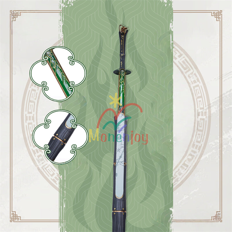Monenjoy　鳴潮　仇遠 迅刀　破敵の鋭竹　 モチーフ 武器　コスプレ道具　 　きゅうえん　 イベント　120cm　PLA材質