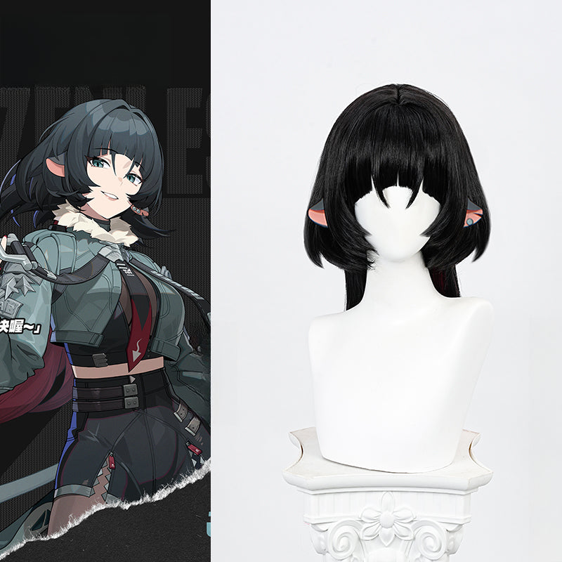 Monenjoy　ゼンレスゾーンゼロ　ジェーン・ドゥ　ウィッグ　カツラ 特務捜査班 　コスプレ道具　｜ゼンゼロ/ZZZ - Monenjoy