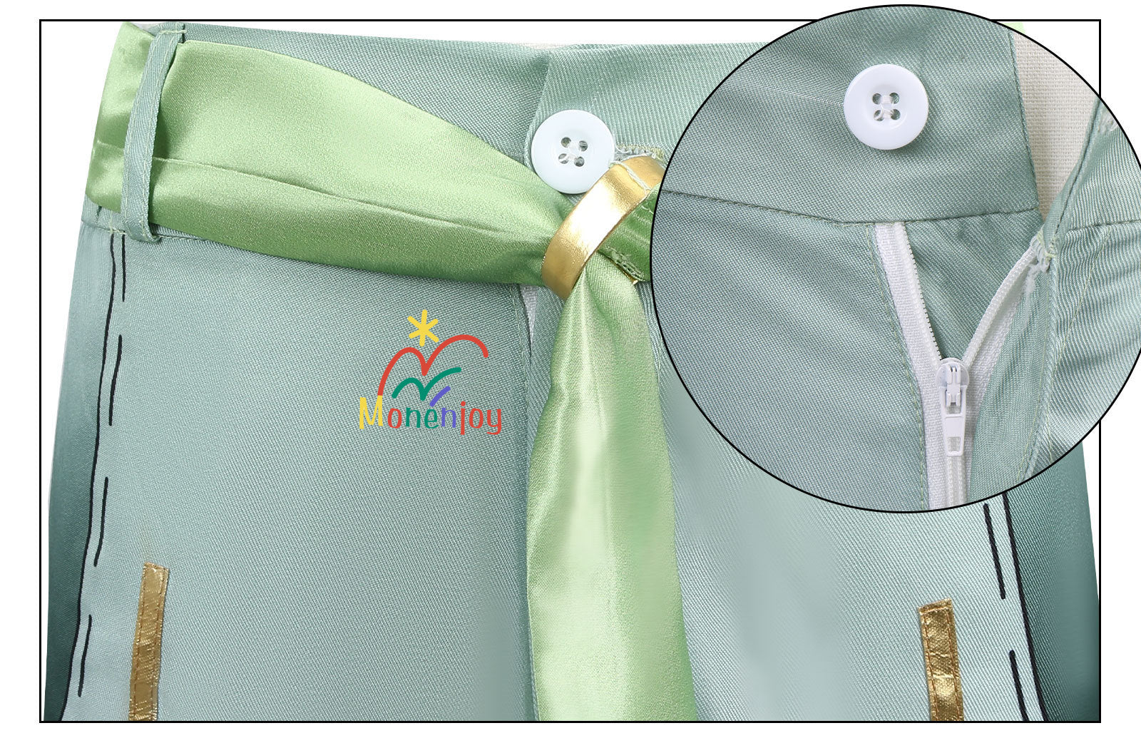 Monenjoy　鳴潮　ヴェリーナ　コスプレ衣装　かわいい　ワンピース　髪飾り付 - Monenjoy