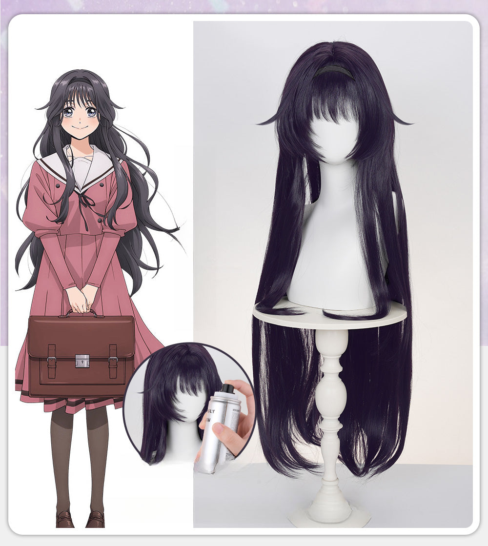 Monenjoy 薫る花は凛と咲く 和栗薫子 コスプレ　100cm　ウィッグ　カツラ  わぐり かおるこ 鬘　私立桔梗学園女子高等学校