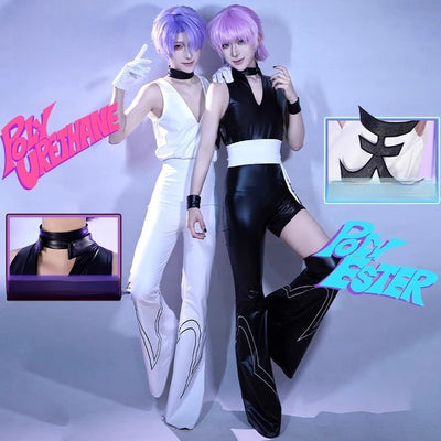 Monenjoy パンティ&ストッキングwithガーターベルト 天使兄弟　ポリエステル ポリウレタン コスプレ衣装 - Monenjoy