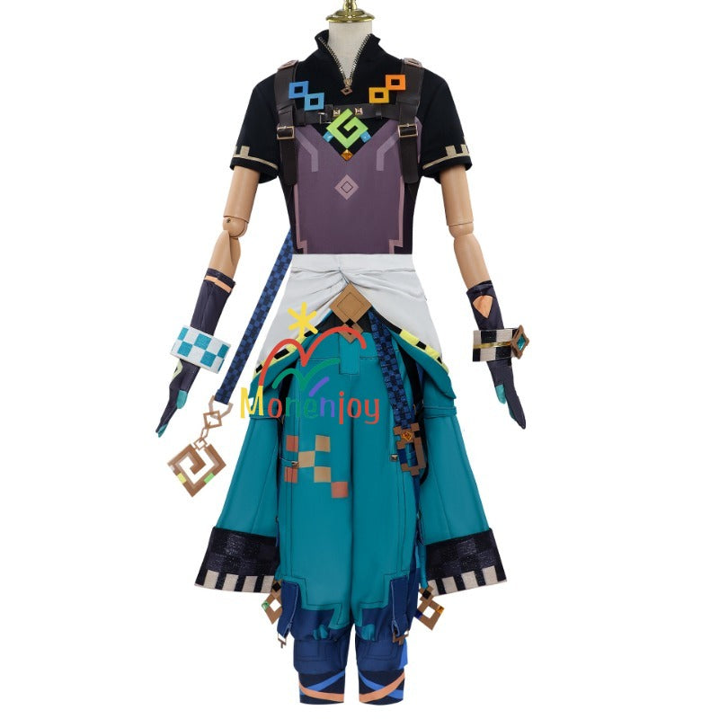 原神　キィニチ　コスプレ衣装　高比率再現　ウィッグ＋シューズ追加　MONENJOY - Monenjoy