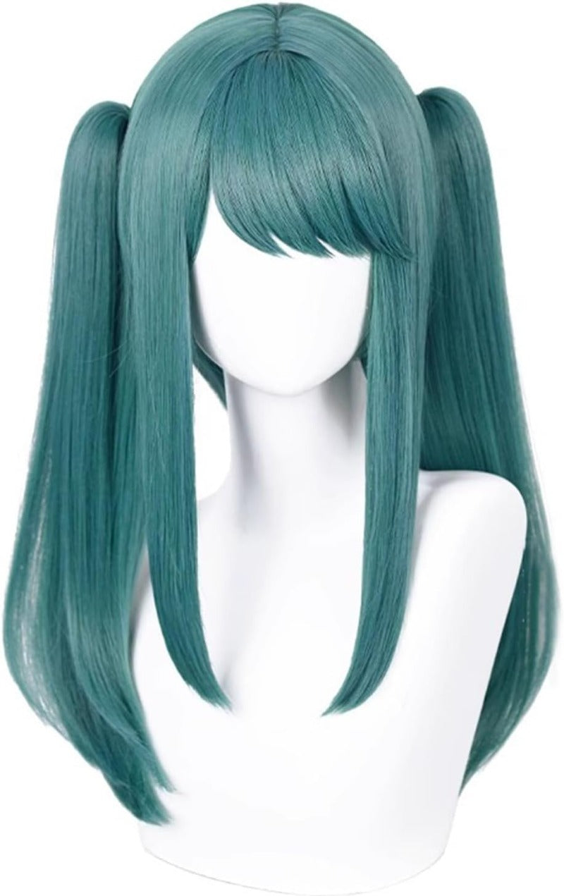 Monenjoy　初音ミク　かつら 鬘 WIG ヴァンパイア 吸血鬼 ウィッグ ネット付き コスプレ　ツインテール カツラ グッズ アニメ コスプレ道具GS1320 - Monenjoy