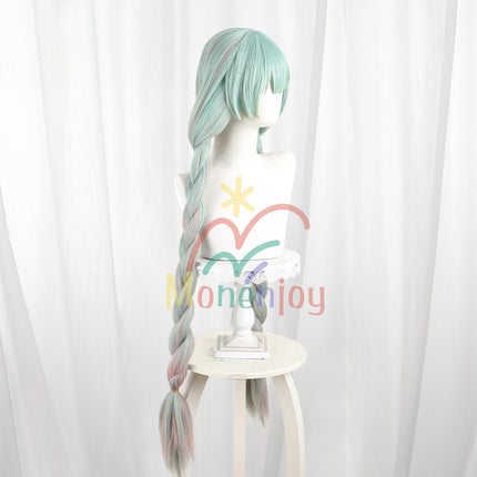 Monenjoy　鳴潮　フローヴァ　コスプレウィッグ　110cm　カツラ　イベント　アクセサリー