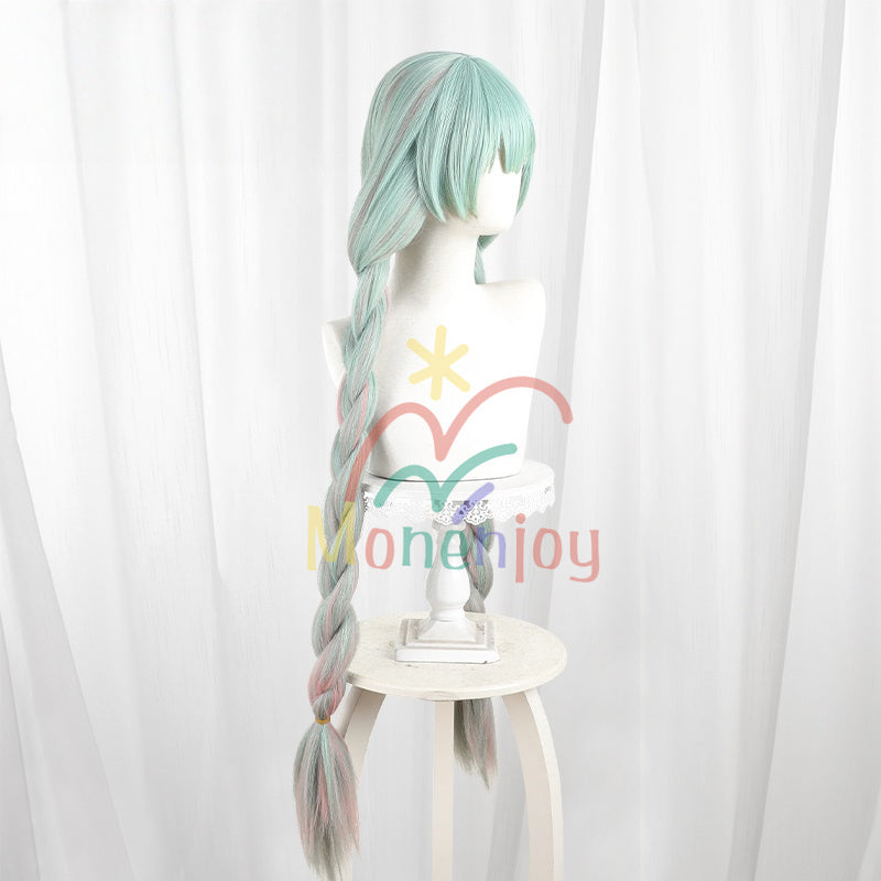 Monenjoy　鳴潮　フローヴァ　コスプレウィッグ　110cm　カツラ　イベント　アクセサリー