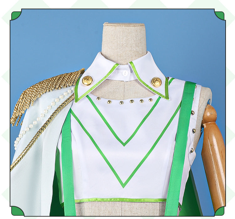 Monenjoy　前橋ウィッチーズ　北原 キョウカ　コスプレ衣装　緑色　ライブ服　舞台服　演出服　