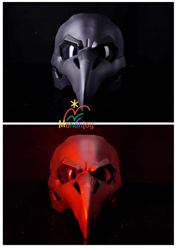 Monenjoy　東京喰種トーキョーグール　カラスの口 東京喰種 コスプレ小物 死神パンクロック ハロウィン仮装マスクGS1388 - Monenjoy