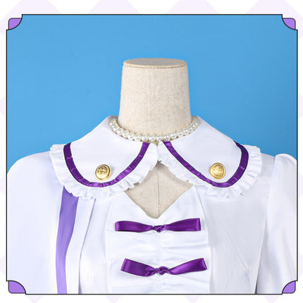 Monenjoy　前橋ウィッチーズ 新里 アズ　紫色 コスプレ衣装　ライブ服　舞台服　コスチューム　魔女　