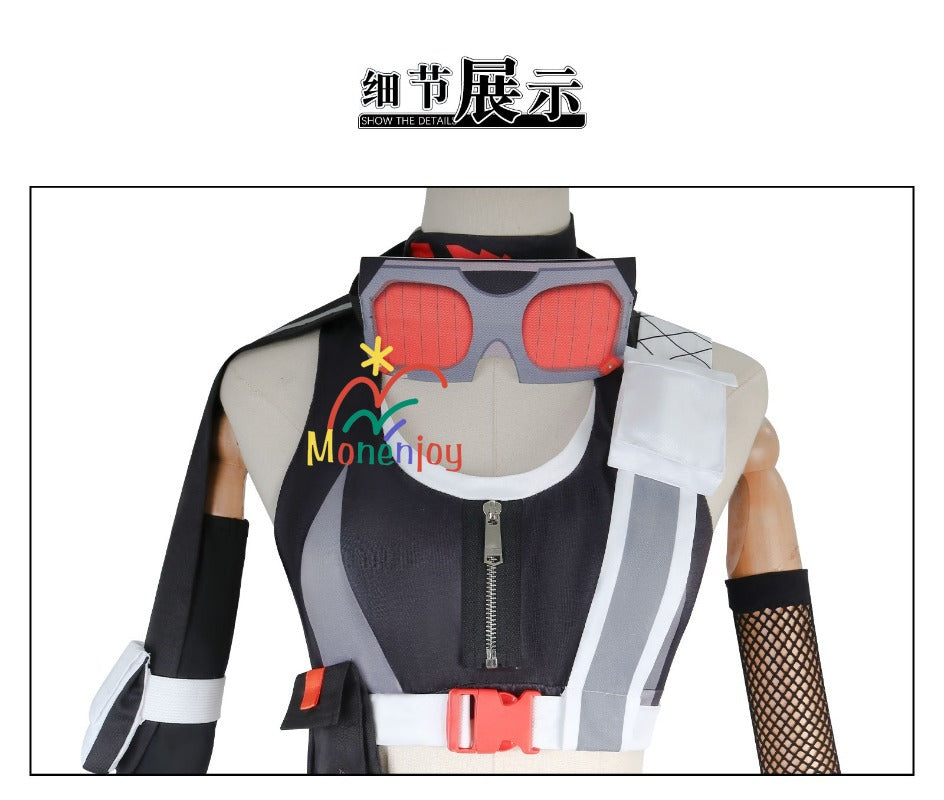 Monenjoy　ゼンレスゾーンゼロ グレース・ハワード 　コスプレ衣装　白祇重工 　コスチュームGS1934