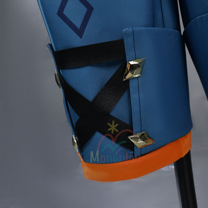 Monenjoy　原神　ベネット コスプレ衣装　ナタの旅　コスチューム　 燃えろ！ラクガキ大冒険 / Adventures in Blazing Hue