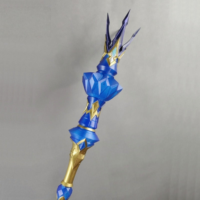 Monenjoy 崩壊スターレイル ケリュドラ 法杖　100cm コスプレ道具　武器モデル　王冠 駒を操る君主 ケリュドラ  Cerydra