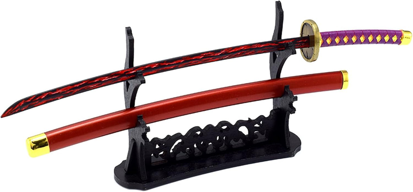 monenjoy BLEACH（ブリーチ） ミニチュア 山本元柳斎重國 流刃若火 最古の斬魄刀 26m アクセサリー メタル キーホルダー ミニ武器 プレゼント ギフト お礼 キーチェーン 男性 手遊び 工具 合金 おもちゃ - Monenjoy