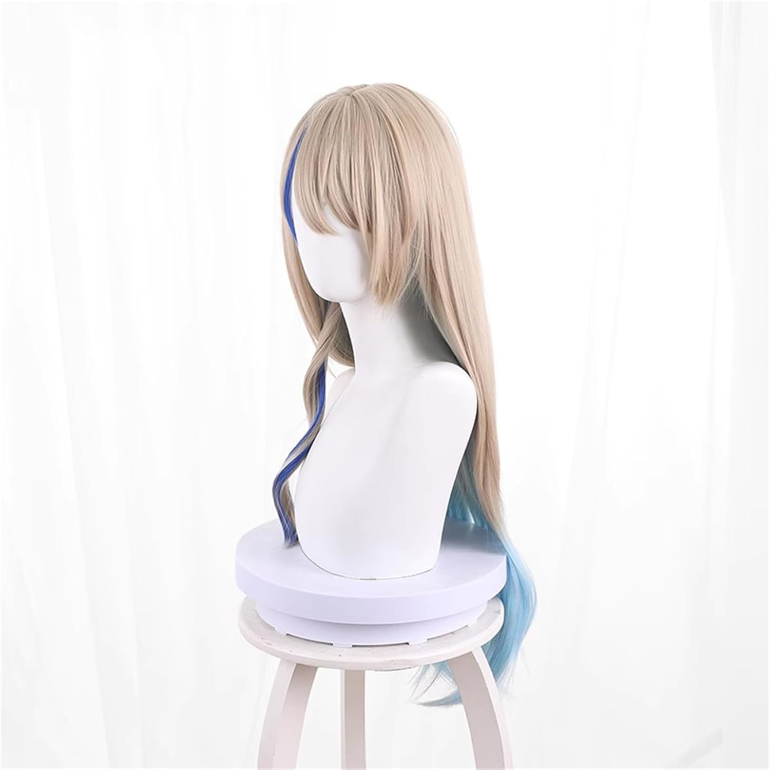 Monenjoy 崩壊スターレイル 桂乃芬 ウィッグ 80cm ロング 自然 ショート ボブ フルウィッグ ストレート ウイッグ wig かつら フルウィッグ ミディアム セミロング - Monenjoy