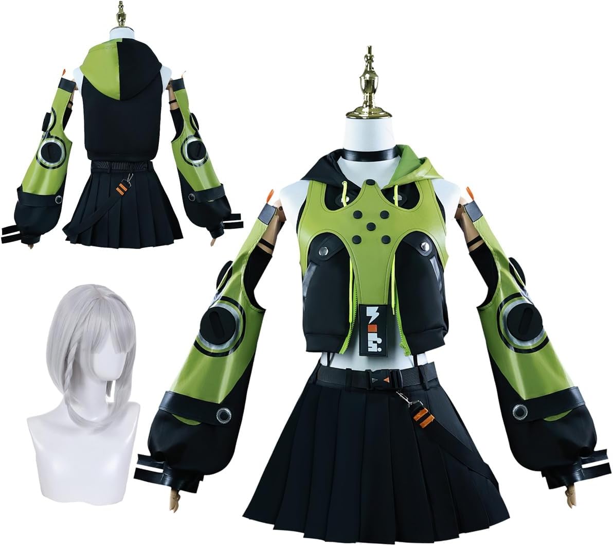 Monenjoy　ゼンレスゾーンゼロ エレン・ジョーウィッグ追加 コスチューム ゼンゼロ/ZZZ　コスプレ 衣装 イベント - Monenjoy