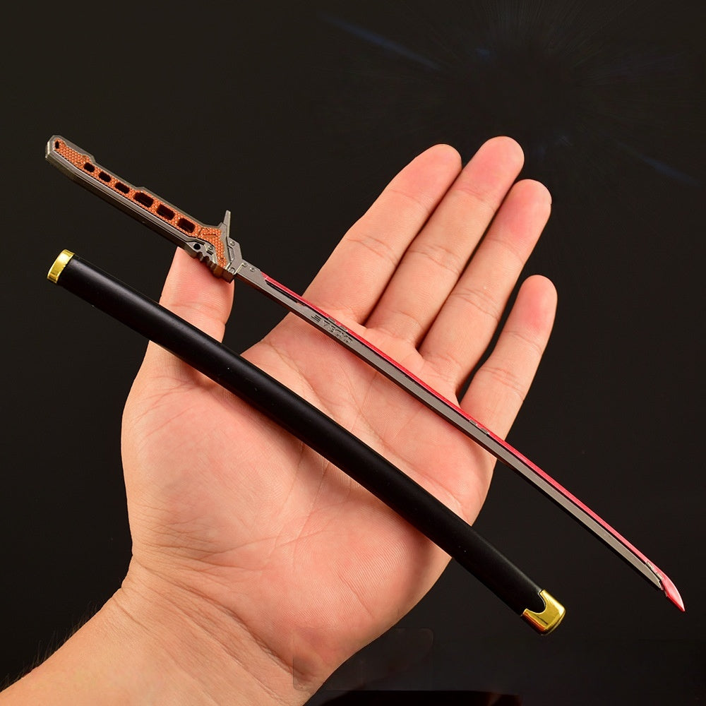 Monenjoy サイバーパンク2077 　武士　サムライ刀　26㎝　 アリーナブレイクアウト ミニチュア　武器モデル　アクセサリー　武器ファン