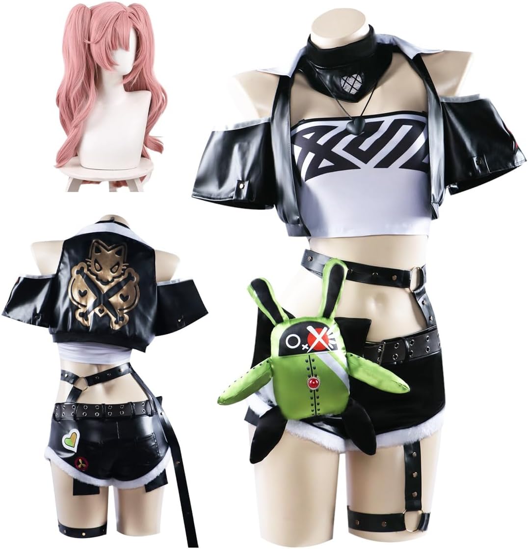 Monenjoy　ゼンレスゾーンゼロ エレン・ジョーウィッグ追加 コスチューム ゼンゼロ/ZZZ　コスプレ 衣装 イベント - Monenjoy