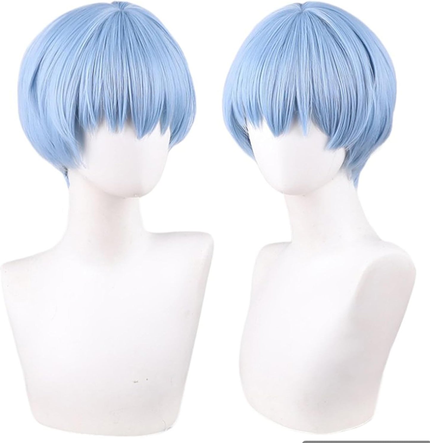 Monenjoy 葬送のフリーレン フリーレン ポニーテール ウィッグ ロング 自然 グラデーション フルウィッグ バレない セミロング ミディアム 可愛い ハイトーンカラー ハイライト かつら - Monenjoy