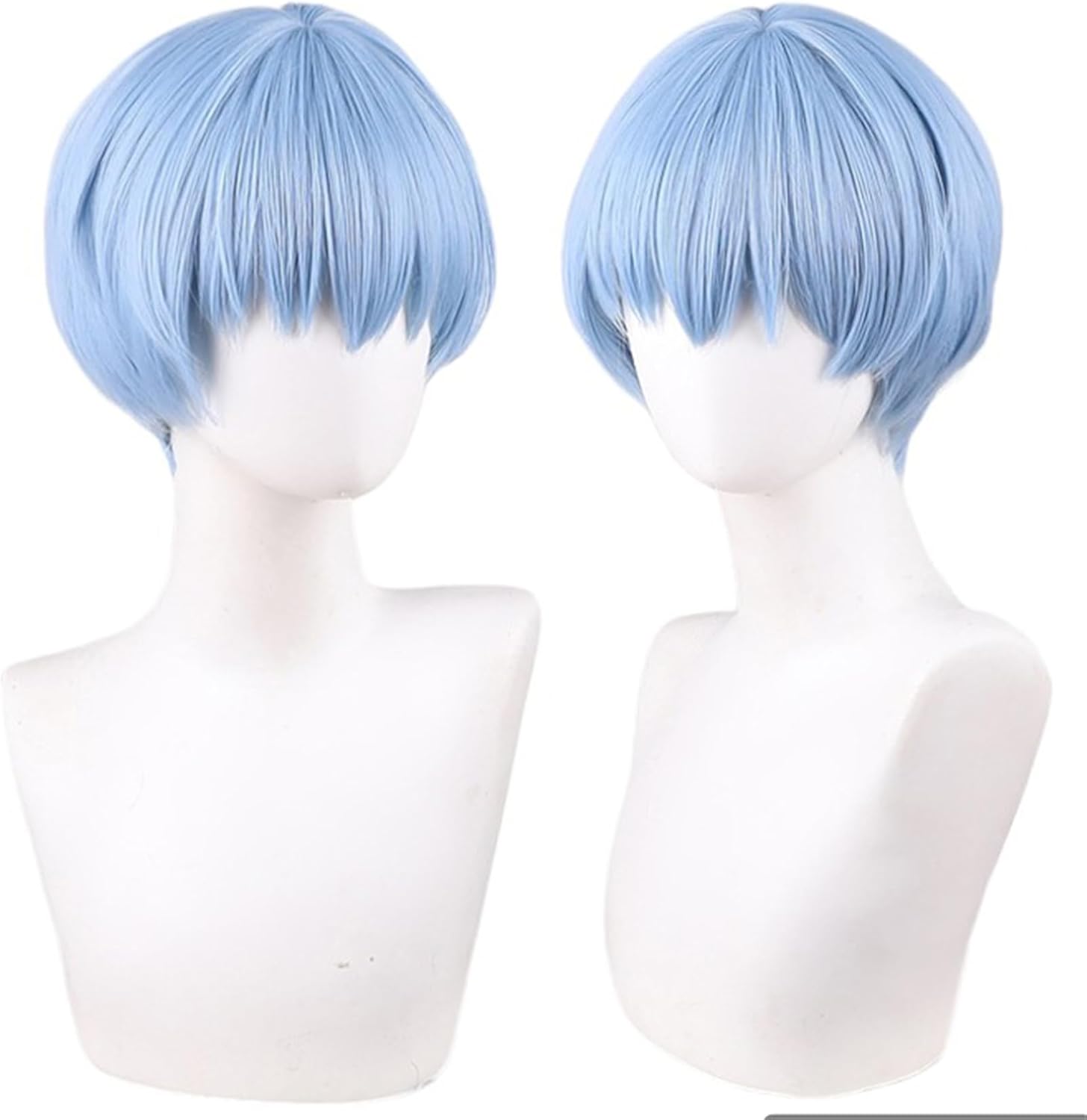 Monenjoy 葬送のフリーレン フリーレン ポニーテール ウィッグ ロング 自然 グラデーション フルウィッグ バレない セミロング ミディアム 可愛い ハイトーンカラー ハイライト かつら - Monenjoy