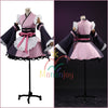 Monenjoy　超かぐや姫　駒沢 乃依　コスプレ衣装　メイド服　ピンク色　角贈り　耳＋尻尾別途追加 MONENJOY