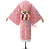 Monenjoy　鬼滅の刃 竈門 禰󠄀豆子　コスプレ衣装　和服　かまど ねずこ　コスチューム　 口枷付き　ハロウィン　クリスマス