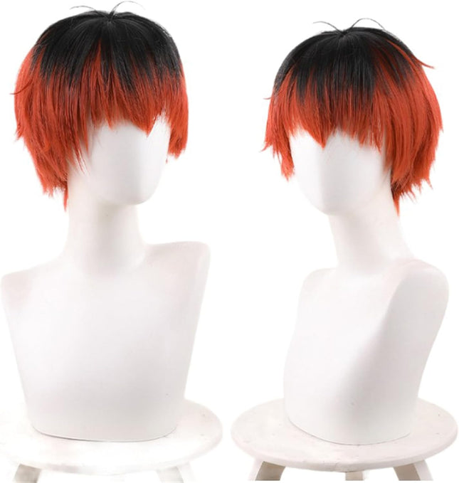 Monenjoy 葬送のフリーレン フリーレン ポニーテール ウィッグ ロング 自然 グラデーション フルウィッグ バレない セミロング ミディアム 可愛い ハイトーンカラー ハイライト かつら - Monenjoy