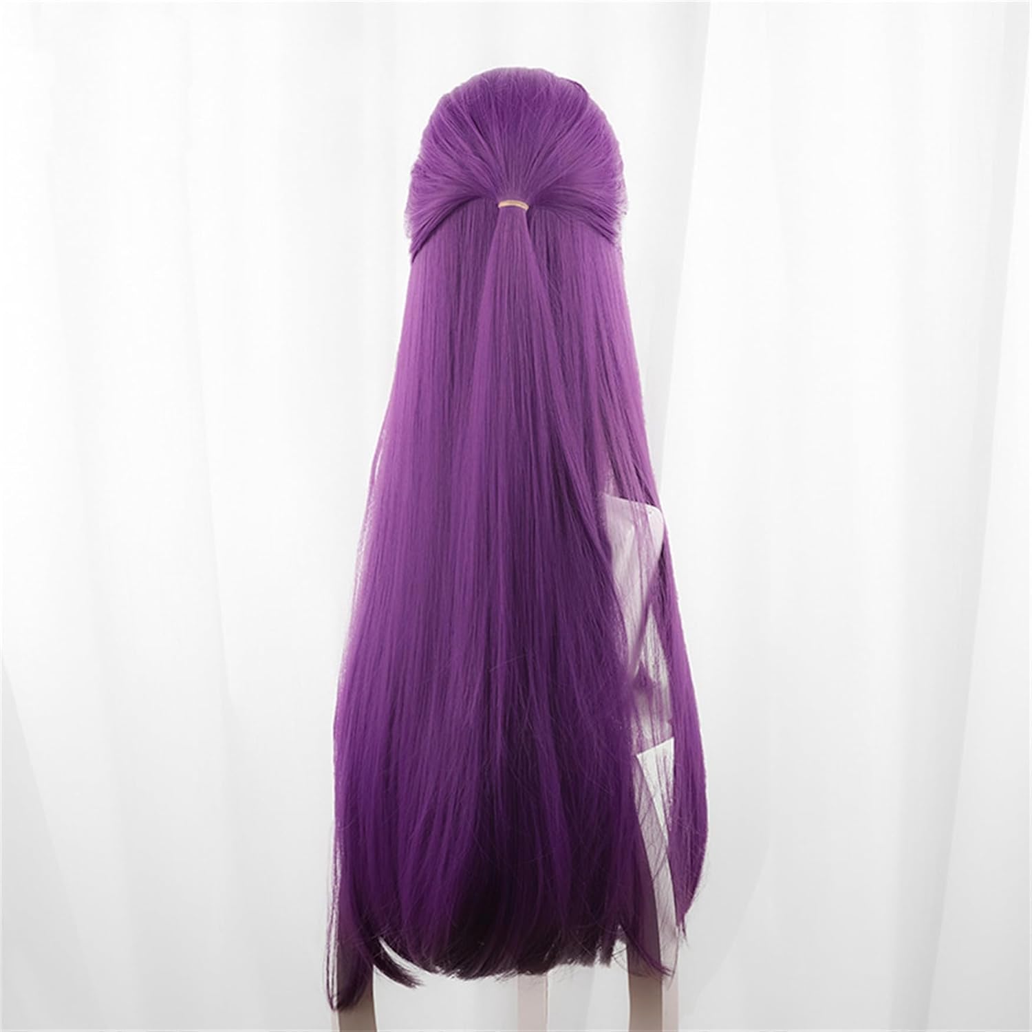 Monenjoy 葬送のフリーレン フリーレン ポニーテール ウィッグ ロング 自然 グラデーション フルウィッグ バレない セミロング ミディアム 可愛い ハイトーンカラー ハイライト かつら - Monenjoy