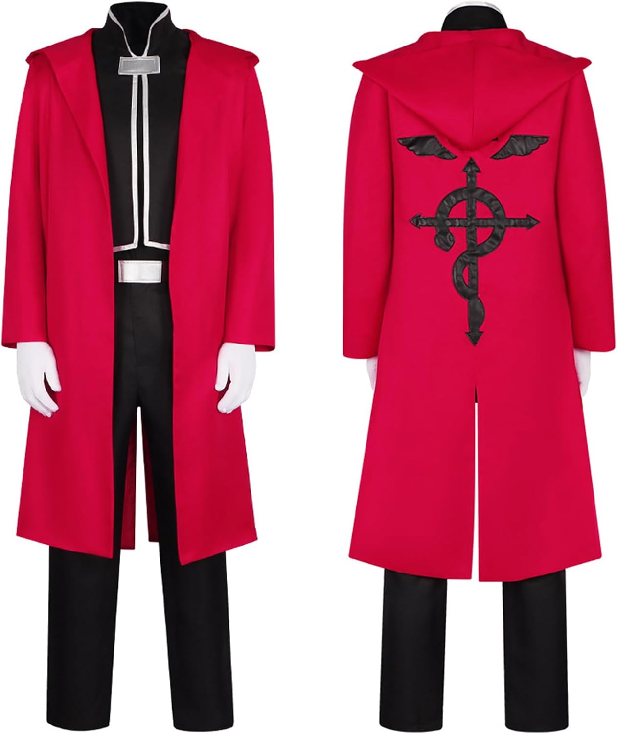 monenjoy 鋼の錬金術師師エドワード コスプレ エドワード・エルリック コスチューム ハガレン COS 学園祭 ハロウィン 舞台衣装 撮影 - Monenjoy