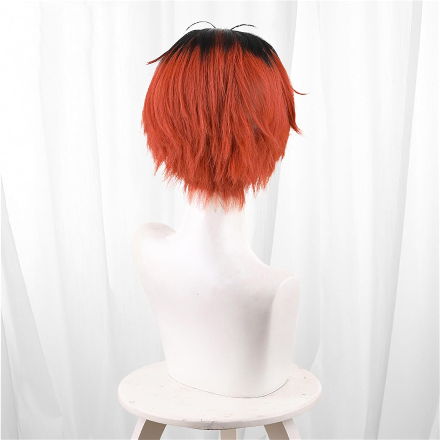 Monenjoy 葬送のフリーレン フリーレン ポニーテール ウィッグ ロング 自然 グラデーション フルウィッグ バレない セミロング ミディアム 可愛い ハイトーンカラー ハイライト かつら - Monenjoy