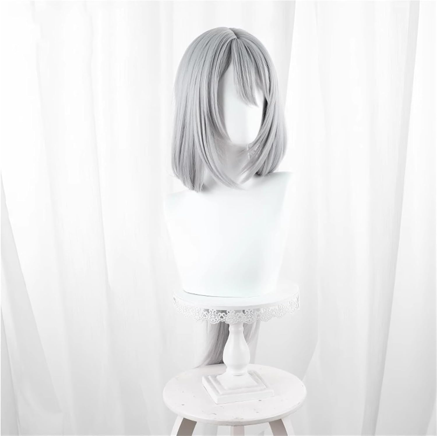 Monenjoy 崩壊スターレイル 桂乃芬 ウィッグ 80cm ロング 自然 ショート ボブ フルウィッグ ストレート ウイッグ wig かつら フルウィッグ ミディアム セミロング - Monenjoy