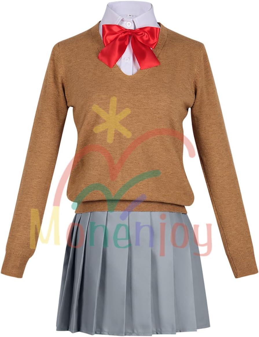 Monenjoy 2.5次元の誘惑 橘美花莉 コスプレ衣装　JK服 高校服 ユニフォーム　cosplay ハロウィン クリスマス 仮装 イベント スカート - Monenjoy