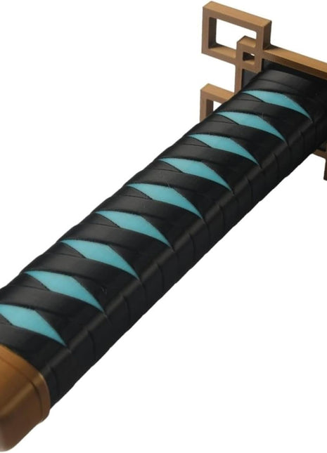 Monenjoy 鬼滅の刃　霞柱風 24cm 刃47cm 時透 西洋 格納式剣 無一郎 おもちゃ 剣 3Dプリント 面白い 伸縮刀 小道具 樹脂製造 インテリア装備品 プラスチック - Monenjoy